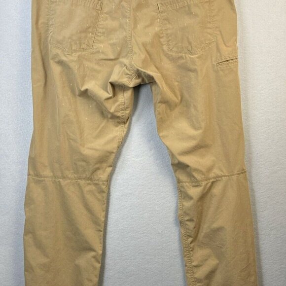 Kuhl Slax Pants Men 38 x 32 Beige Khaki Cotton Stretch 5090 Classic Fit‎ Stained - Picture 11 of 16